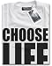 HotScamp Premium Choose Life White T-Shirt