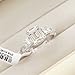 Fashion Plaza Women's Crystal Engagement Wedding Spark Ring R023