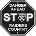 Oakland Raiders Stop Sign
