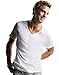 Hanes Men's 7-Pack Comfortsoft Tagless V-Neck T-Shirt (Bonus Pack), White, Small