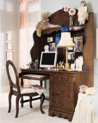 228-341 Student Desk shown with 228-544 Hutch