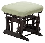 Dutailier Ultramotion Matching Espresso Gliding Ottoman, Sage