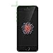 iPhone 5s Screen Protector, JETech 2-Pack iPhone SE 5S 5C 5 Eye Protection Premium Tempered Glass Screen Protector (Matte)