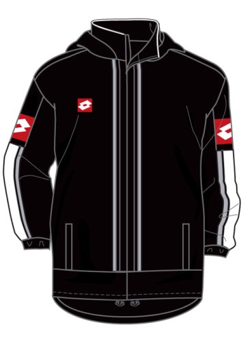 Lotto Regenjacke Extreme, Herren, schwarz/weiß