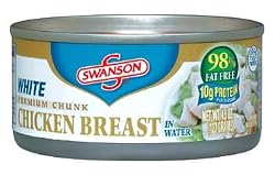 Swanson Premium Chunk Chicken Breast, 4.5-Ounce Cans (Pack of 24)