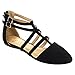 Betani FC42 Women's Ankle Strap Ballerina Ballet Flats
