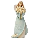 Enesco Foundations Mother Mini Angel Figurine, 4.25-Inch