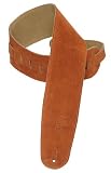 Levy's Leathers Suede Leather Bass Strap,Copper