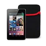 ASUS GOOGLE NEXUS 7 NEOPRENE CARRY POUCH CASE BY CELLAPOD CASES BLACKby CELLAPOD
