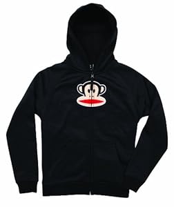 Paul Frank Girls' Julius Bonded Tech Fleece Jacket (Black, Large)