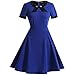 IHOT Women's 1950s Vintage Elegant Bow Casual Retro Evening Party Swing Dress.