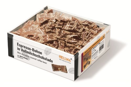HELLMA Schokolierte Espresso-Bohnen in Vollmilchschokolade 