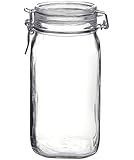 Bormioli Rocco Fido Glass Canning Jar Italian - 1.5 (1 1/2) Liter