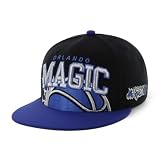 Orlando Magic Embroidered Flat-Billed Snapback Cap by Forty Seven Brand