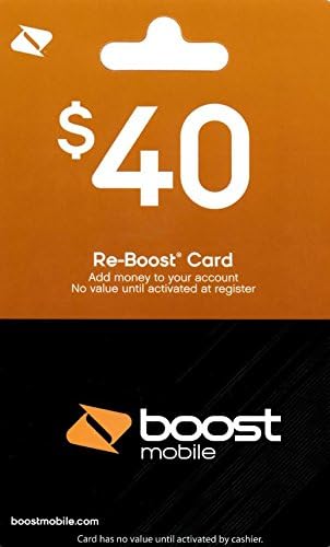 Boost Mobile $40 Gift Card