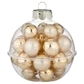 28 Ct Glass Ornament Tub - Gold