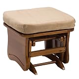 Brooks Furniture Glider Ottoman - Maple/ Camel