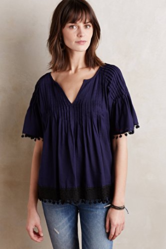 Floreat Pommed Peasant Blouse Pommed 農民ブラウス [並行輸入品]