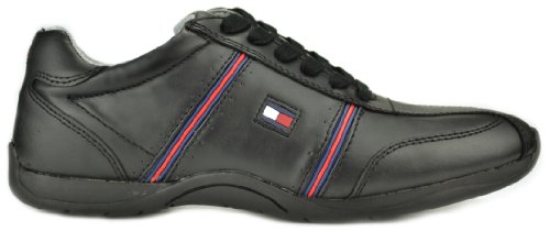 Tommy Hilfiger Franco Men's Casual Shoes Black/Multi Leather TMFranco