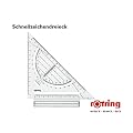 Schnell-Zeichendreieck Grau 15 cm lang f�r alle Zeichenplatten