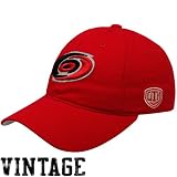 NHL Old Time Hockey Carolina Hurricanes Red Netminder Adjustable Hat