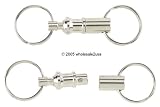 - 2 Locksmith PROFESSIONAL quality Detachable Keychains {+ 1pc name tag}