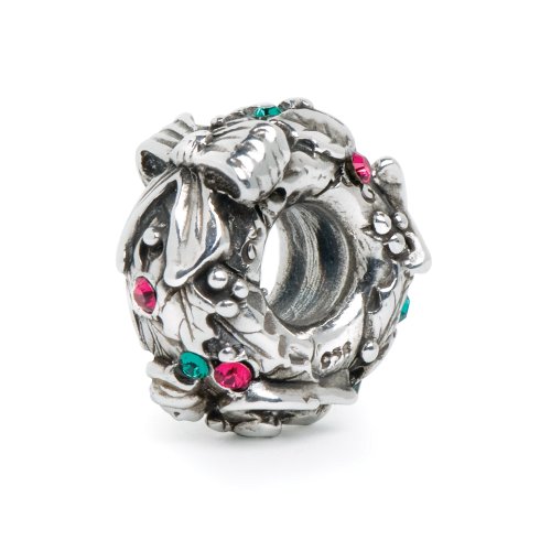 Authentic Novobeads Silver w/ Crystals 4601 Wreath, Silver w/ Crystals