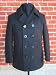 US Made - Satin Lined Naval Pea Coat Size 34R