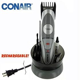 RECHARGEABLE 2-IN-1 BEARD and MUSTACHE TRIMMING SYSTEM by Conair