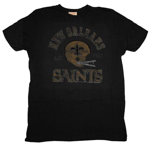New Orleans Saints Team NFL Football Junk Food Originals Vintage Style Soft T-Shirt Tee Select Shirt Size: Large