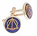 Gold plated Dentist cufflinks with presentation box. Made in the U.S.A