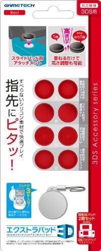 3DS用スライドパッドアタッチメントセット『エクストラパッド3D(レッド)』