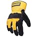 Dewalt DPG41 Large Premium Cowhide Leather Work Glove with Reinforced Palm And Wing Thumb and Safety Cuff