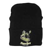 Adult NFL Pittsburgh Steelers Warm Ski & Skate Roll Up Beanie / Winter Hat - One Size Fits All - Black