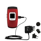 International Wall / AC Charger for the Samsung SCH-R300 - Gomadic Brand w/ TipExchange Technology