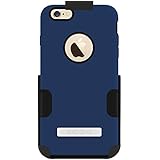 Seidio DILEX Case with Metal Kickstand and Holster Combo for Apple iPhone 6 Plus- Retail Packaging - Royal Blue