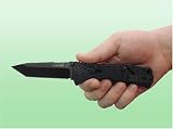 SOG Specialty Knives TF-7 SOG Trident Tanto, Black TiNi