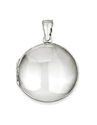Sterling Silver Polished Domed Locket