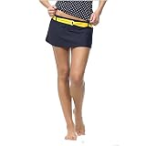 Nautica Swimsuit Bottoms D Ring Skirt with Yellow Belt