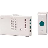 ELPA ワイヤレスチャイム ランプ付受信器+押ボタン送信器セット EWS-2001