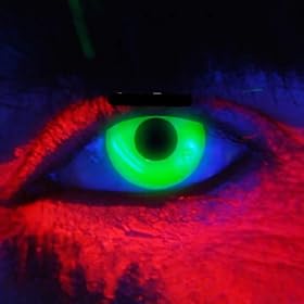 Green UV, 3 Month Non-Prescription Coloured Contact Lenses