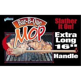 BBQ Mop Food Baster - 16 Handle by 