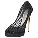 Casadei Women's 6000 Triple Platform Peep-Toe Pump