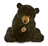 Aurora Plush 16 inches Mama and Baby Black Bear