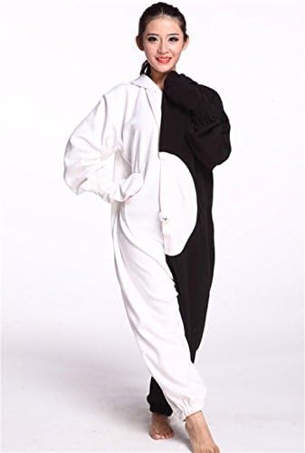Magydre Japan Anime Dangan Ronpa Monokuma Cosplay Kigurumi Black &amp; White Bear Adult Unisex Pajamas S