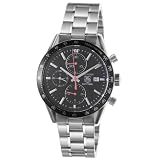 TAG Heuer Mens THCV2014BA0794 Carrera Black Guilloche Dial Watch