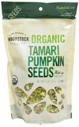 Woodstock Farms Organic Tamari Pumpkin Seeds (8x9Oz )