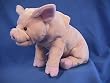 Plush Pig Puppet 10" H