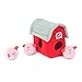 ZippyPaws ZP821 Pig Barn with Bubble Babies Squeak Toy