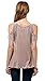 Urban CoCo Women's Vogue Shoulder Off Wide Hem Design Top Shirt (Thistle, S)